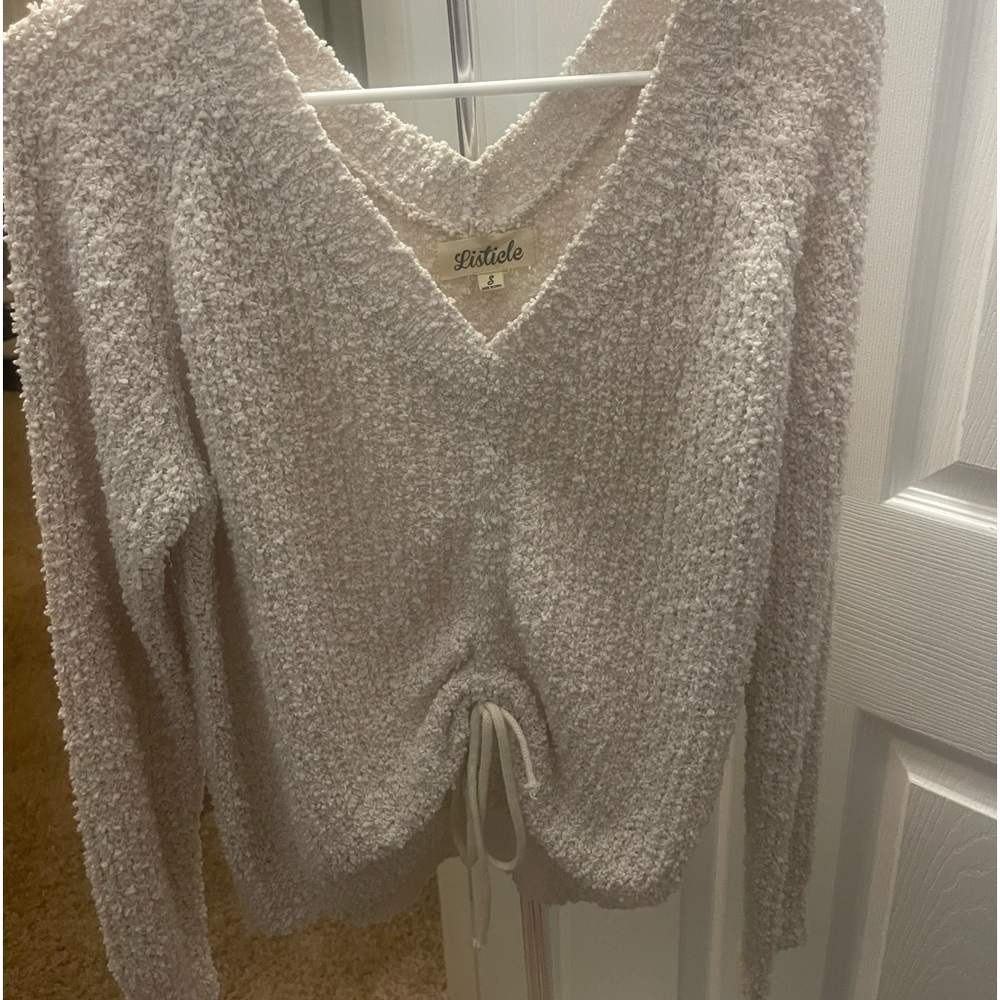 Ivory, crunch sweater, gently worn